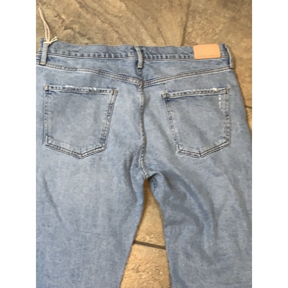 Citizens of Humanity Demy Cropped Flared Denim Rinsed Jeans 32 Petite 32P $218 - Picture 8 of 9